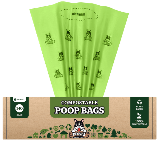 Pogi's Dog Poop Bags with Easy-Tie Handles - 300 Doggy Leak-Proof, Ultra  Thick, Scented Poop Bags for Dogs, Cat