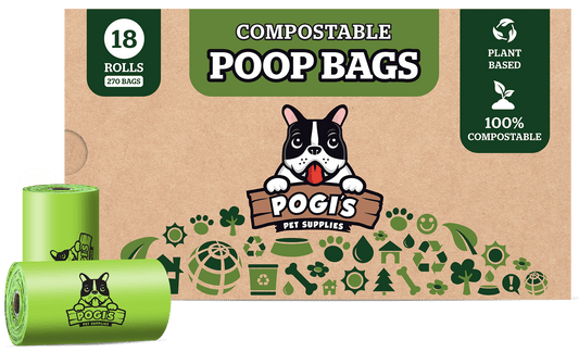 Peppy Pooch Pet Waste Bags - Earth Friendly - Large Poop Bags, 240 Bags (16 Rolls) Unscented