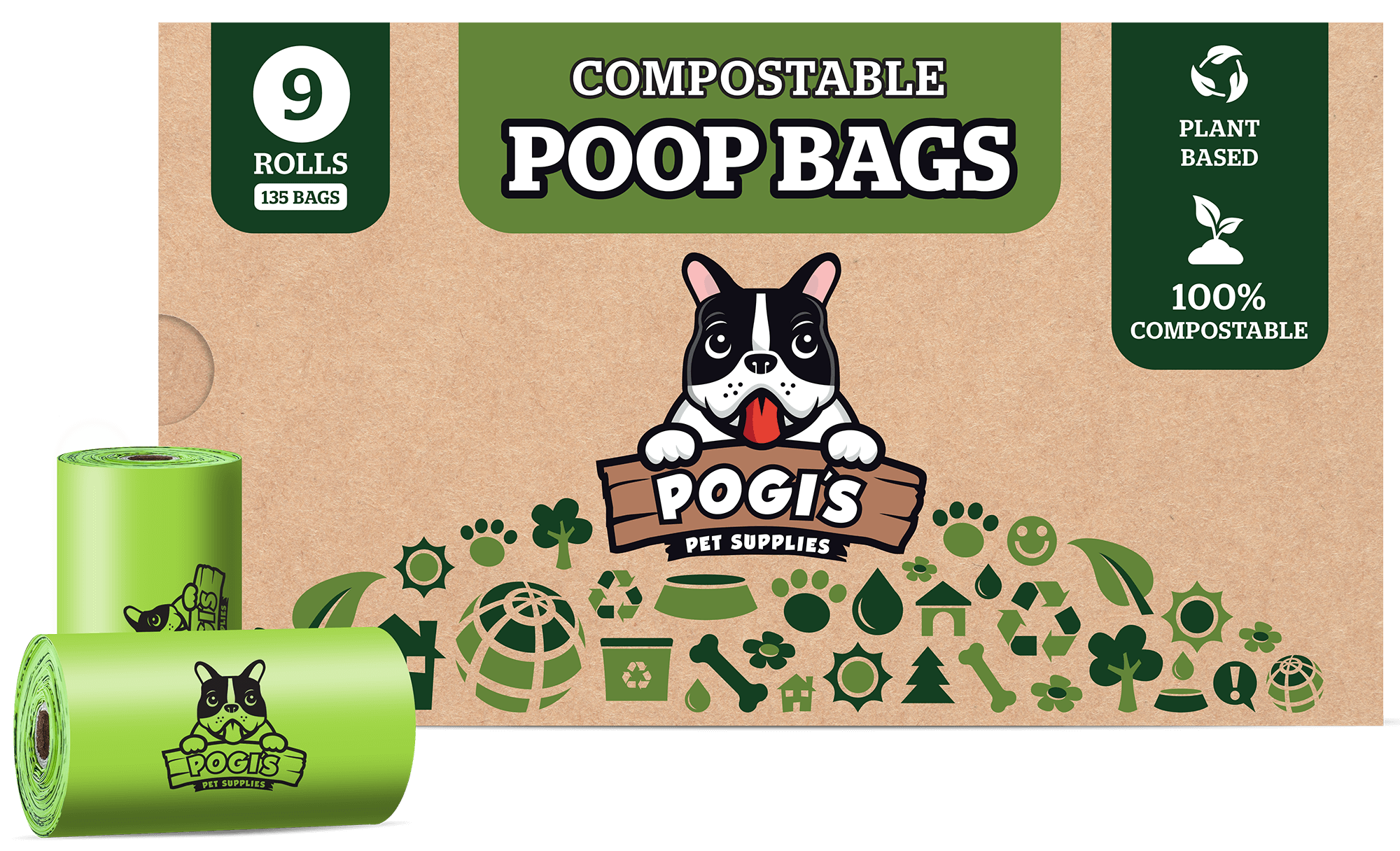 Biodegradable Dog Poop Bags 