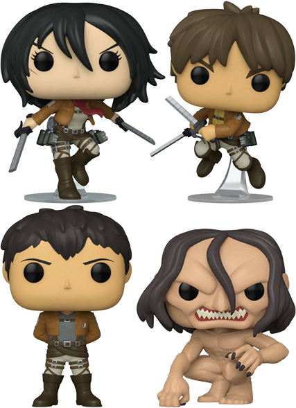 attack on titan pop vinyl mikasa