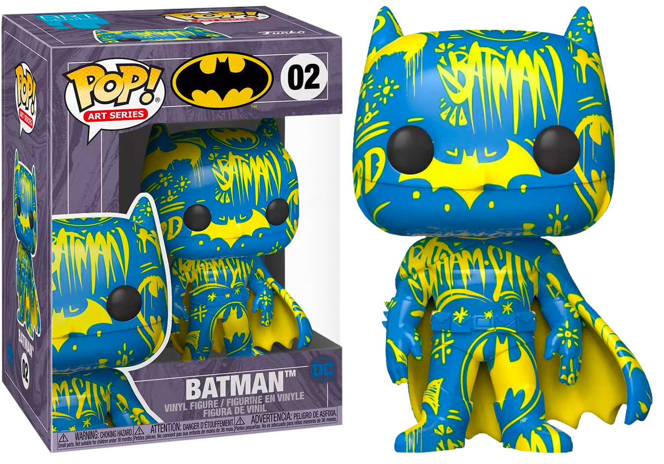 Batman - Batman Blue & Yellow Artist Series Pop! Vinyl Figure with Pop |  Rogue Online Pty Ltd