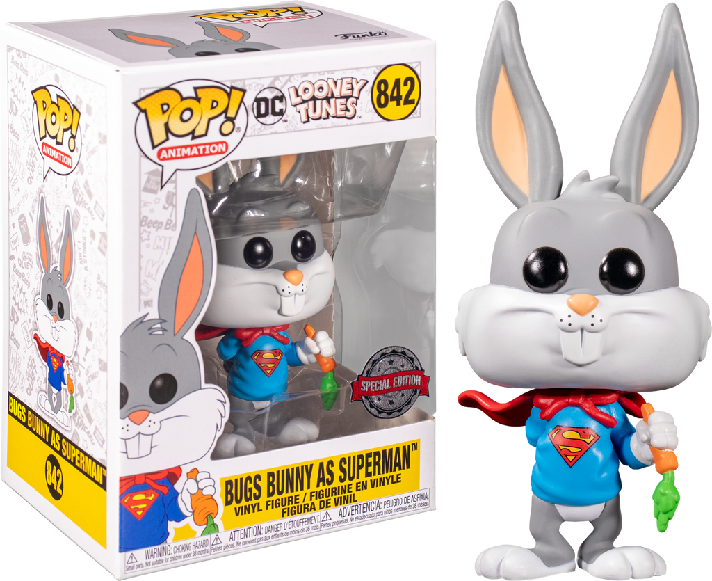 Looney Tunes - Super Bugs Bunny 80th Anniversary Pop! Vinyl Figure ...