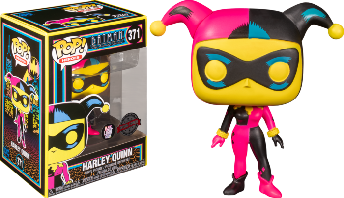 Batman - Harley Quinn Blacklight Exclusive Pop! Vinyl [RS] | Rogue Online  Pty Ltd