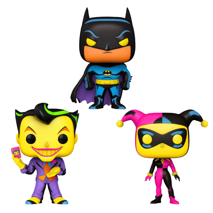 black light funko pop dc