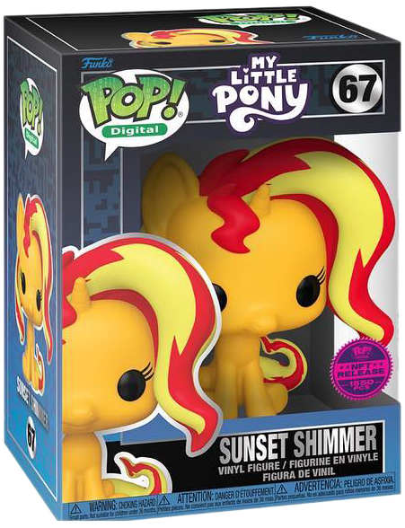 Funko Pop! Digital #68 My Little Pony Queen Chrysalis Legendary LE 1550 In  Hand!