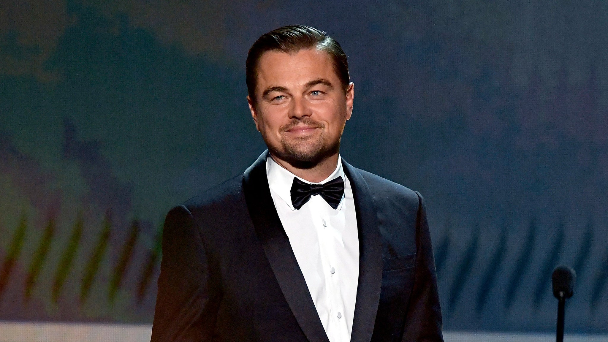 Leonardo DiCaprio Slicked Back Hair With Side Parting  Man For Himself