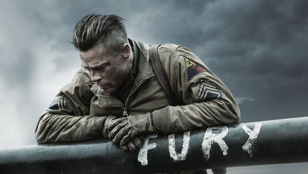How to get Brad Pitt's Haircut from Fury (2014) - An undercut and a slicked back comb over quiff