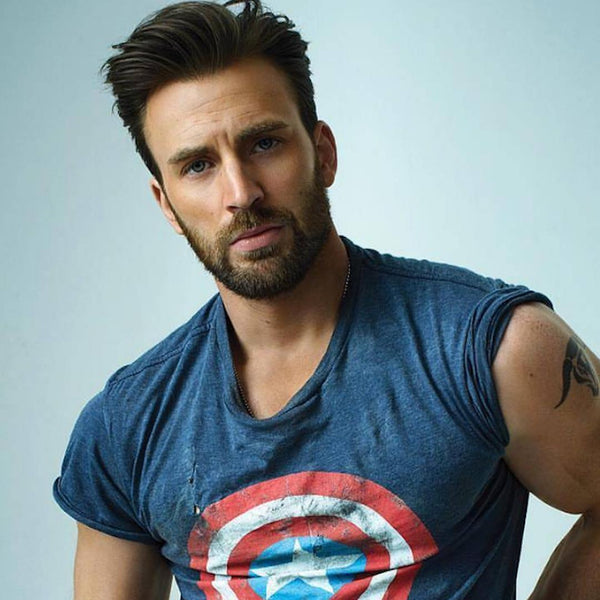 Captain America With Long Hair Wouldve Been Awesome  Chris Evans Stunt  Doubles Throwback Pic Proves It