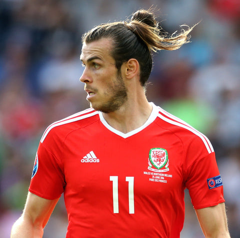 Gareth Bale haircut - man bun