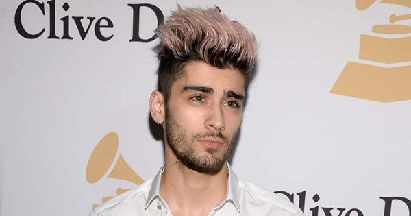How to get the Zayn Malik haircut and hairstyle - short sides with pink quiff