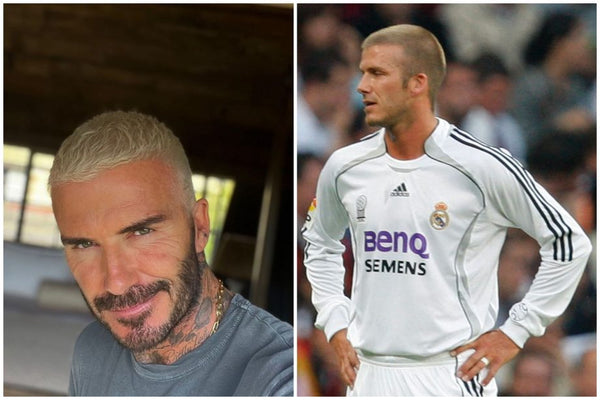 How to get the latest David Beckham haircut - the bleached buzz cut