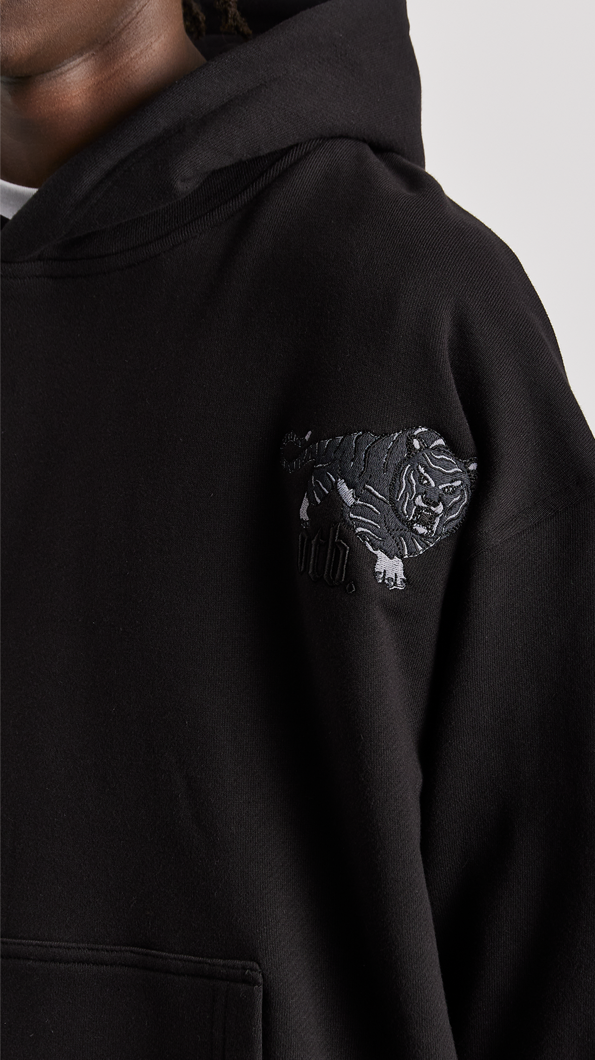 Triple Black Tiger Hoodie