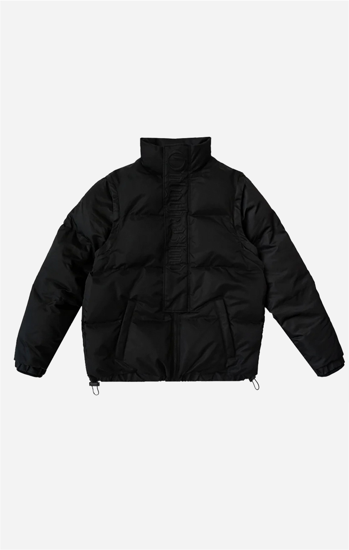 Triple Black Two-In-One Puffer