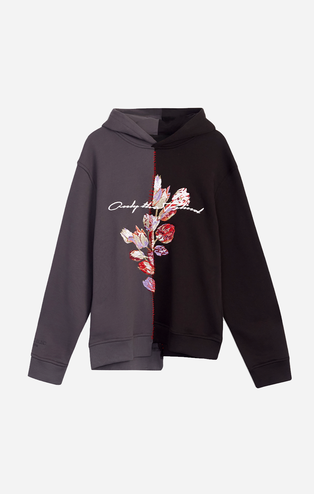 Tulip Split Embroidered Sweatshirt