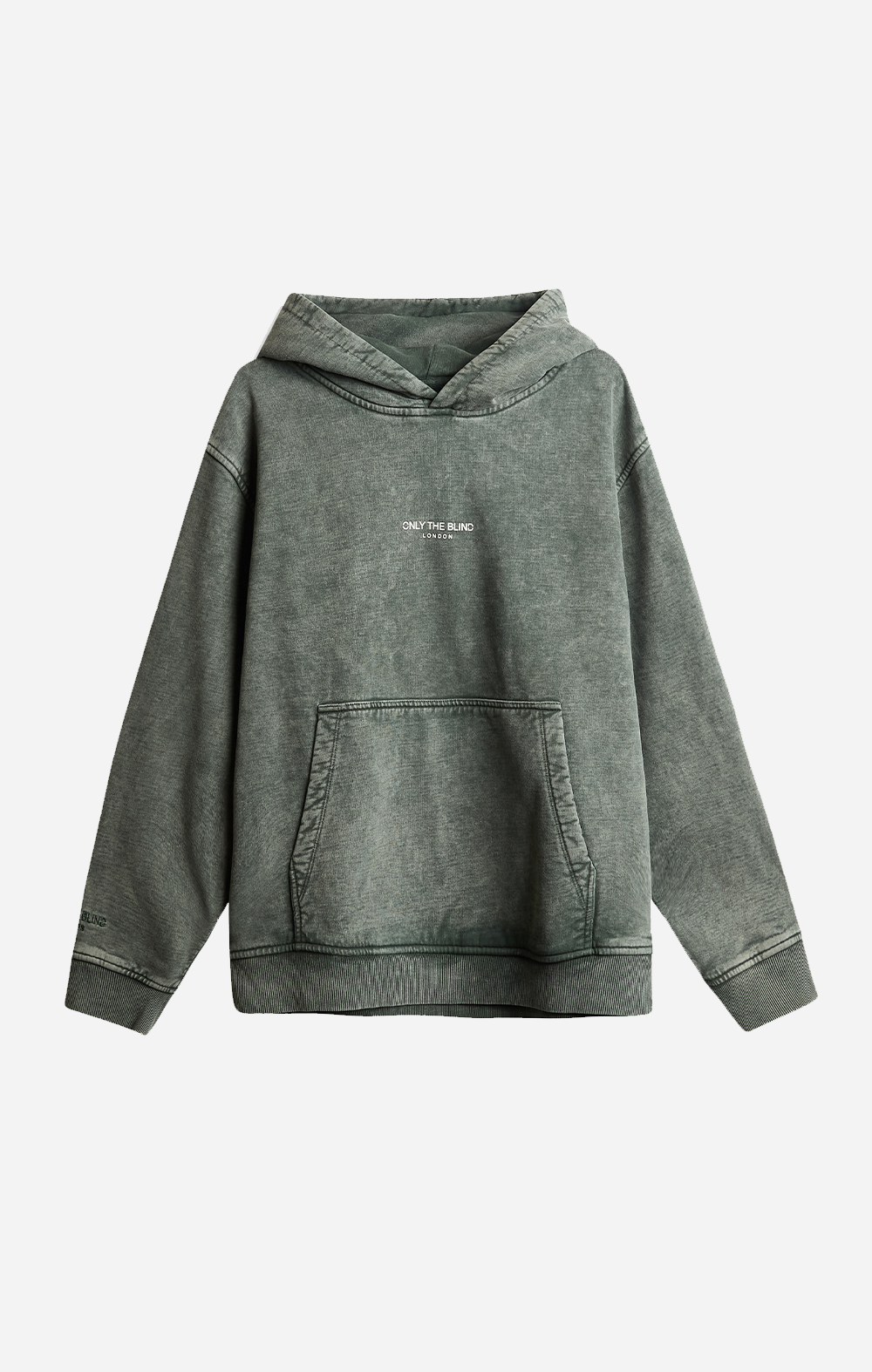 Olive Stonewash Essential Sweatshirt