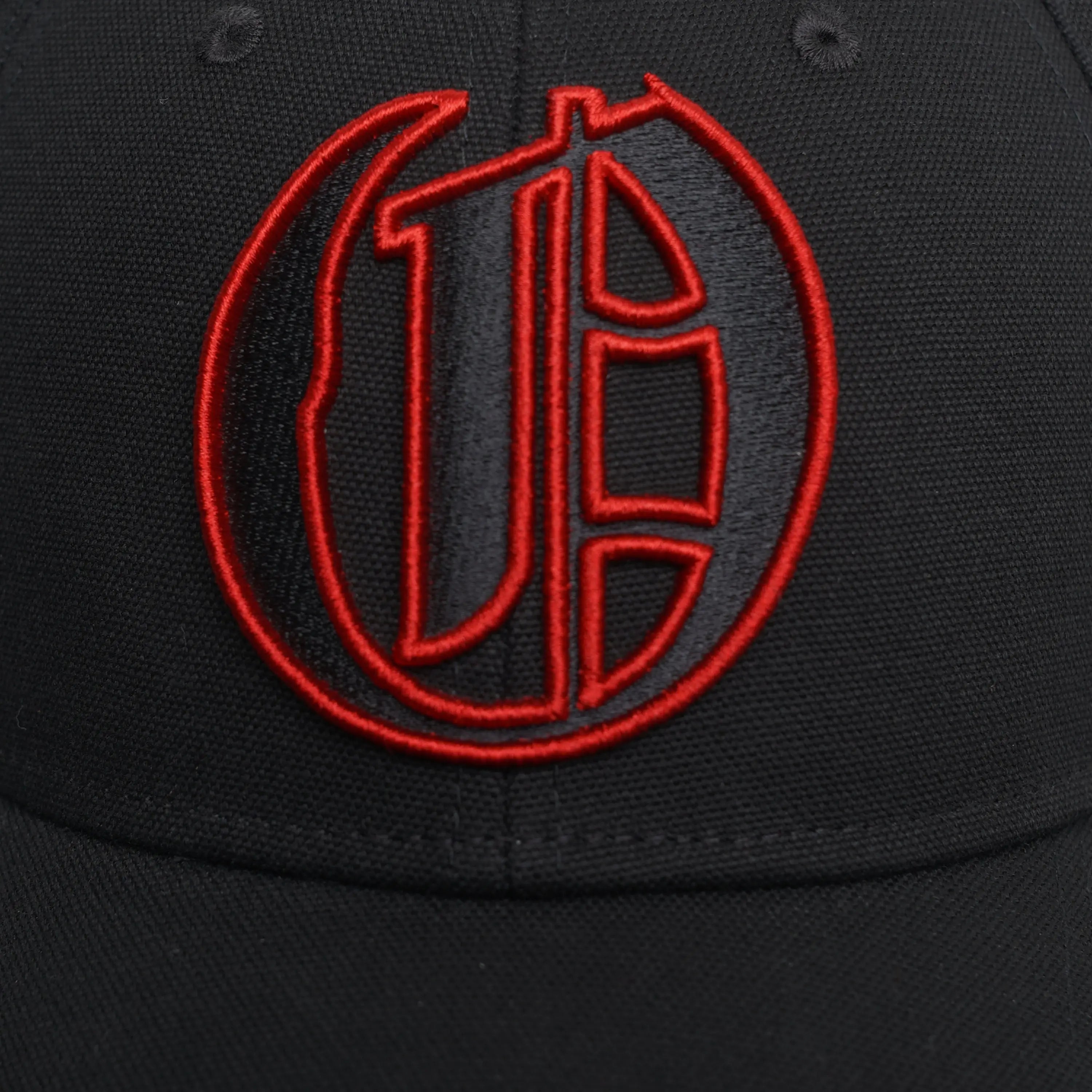 Black & Red Crew Baseball Cap