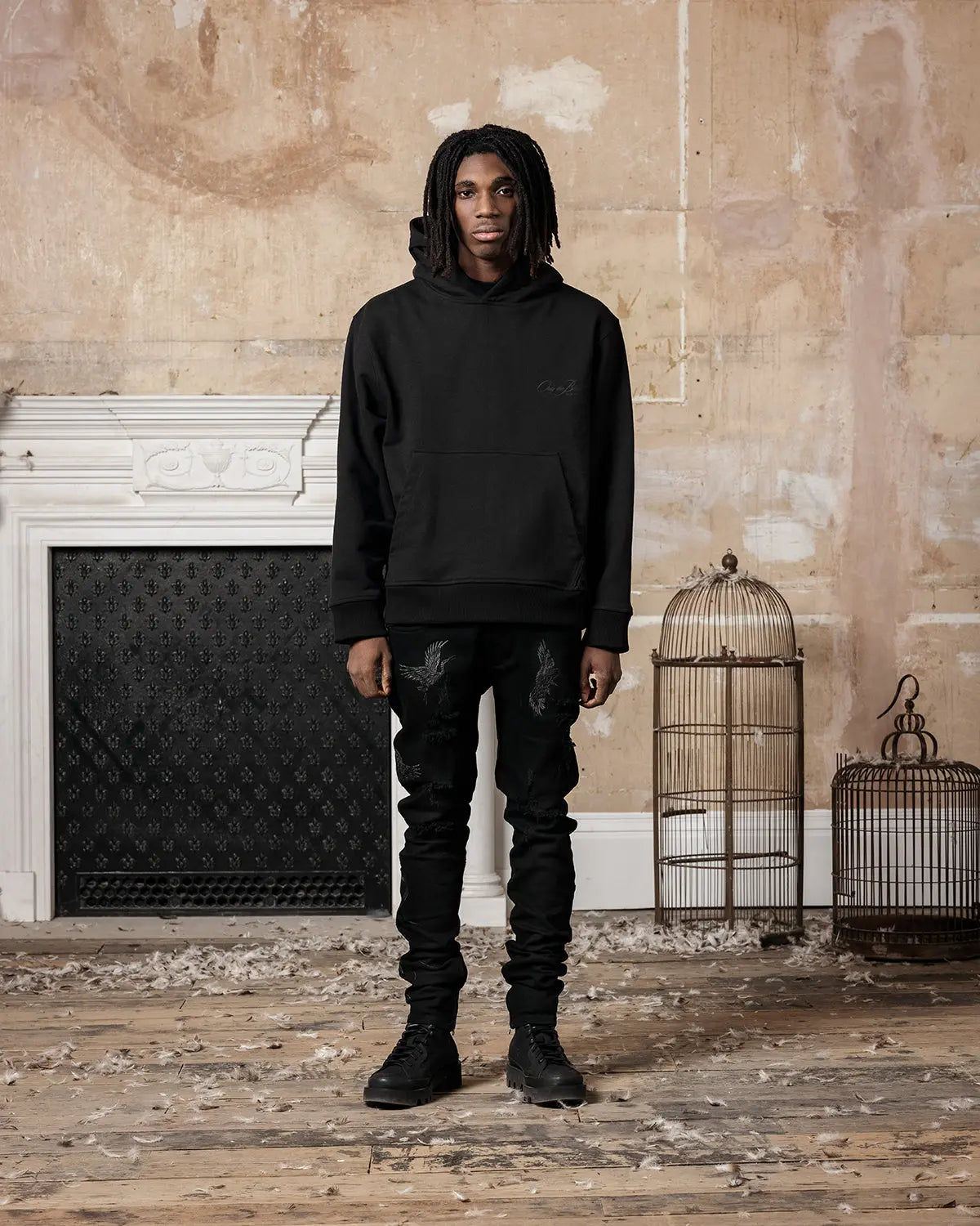 Phantom Black Essential Hoodie