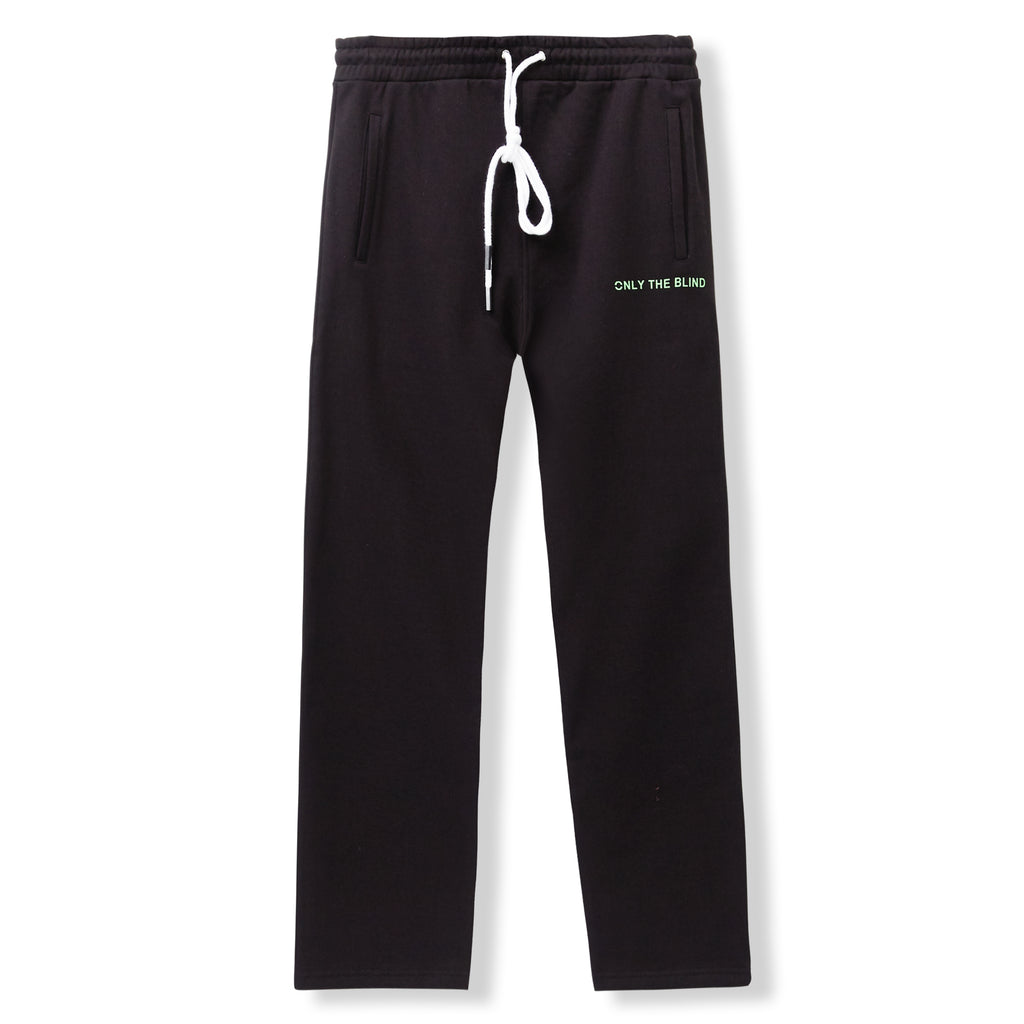 black and green sweatpants