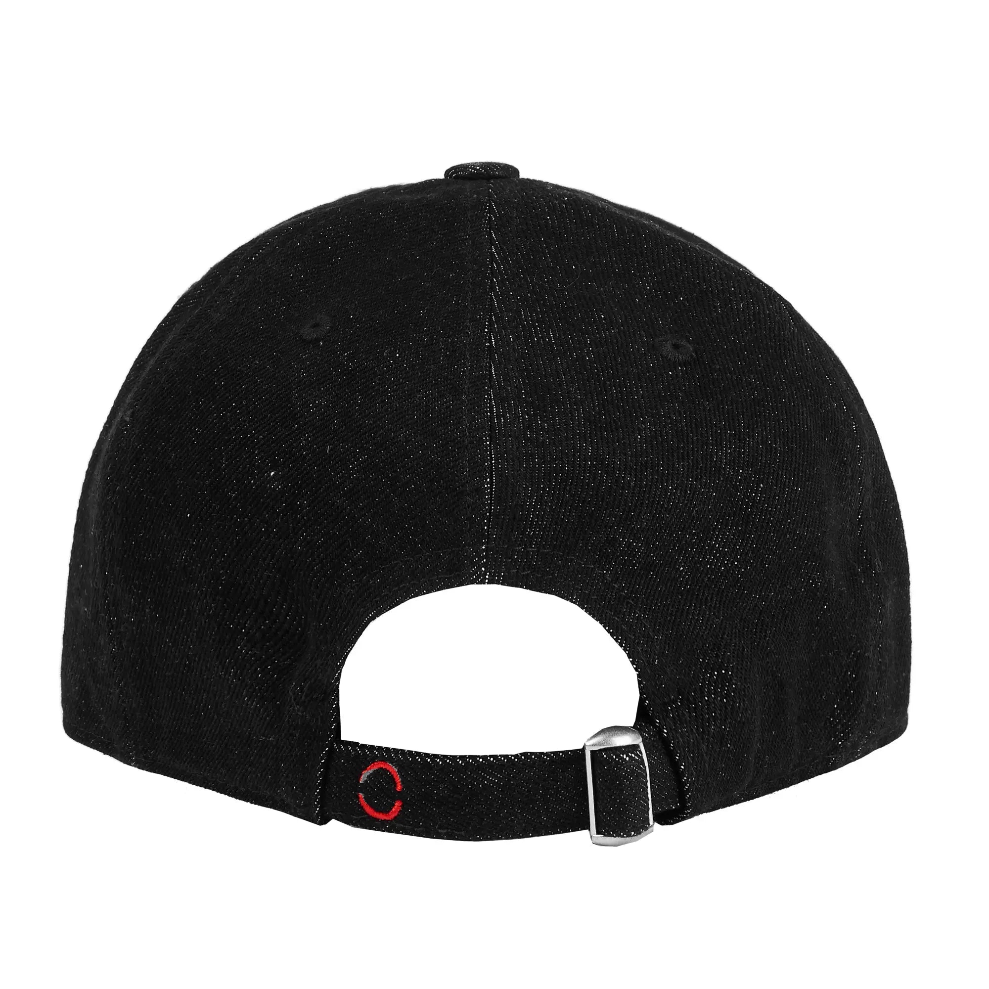 Denim Black Logo Baseball Cap