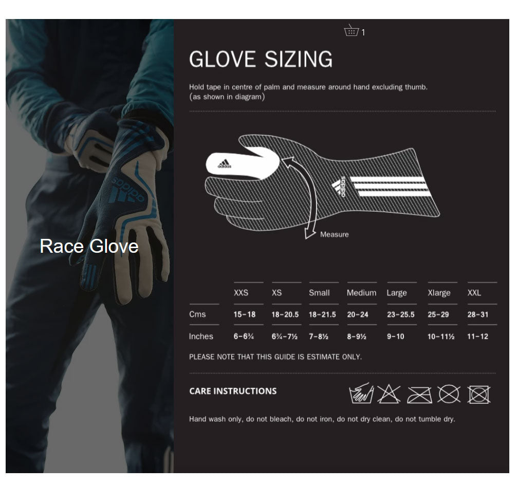 Glove size guide