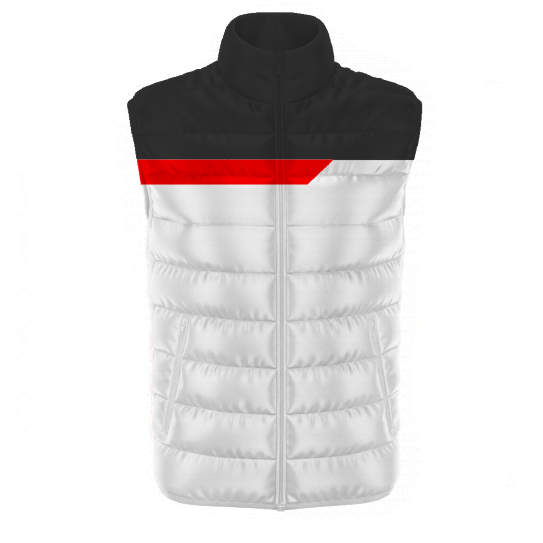 Motorsport teamwear sublimated bodywarmer design blank