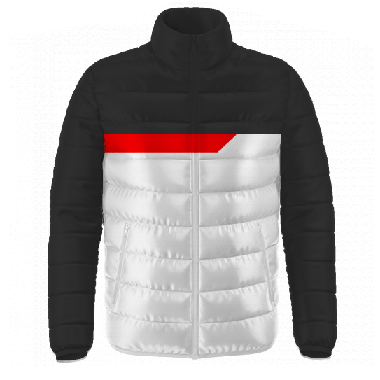 Motorsport teamwear sublimated padded jacket design blank