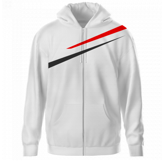 Motorsport teamwear sublimated zip hoodie design blank