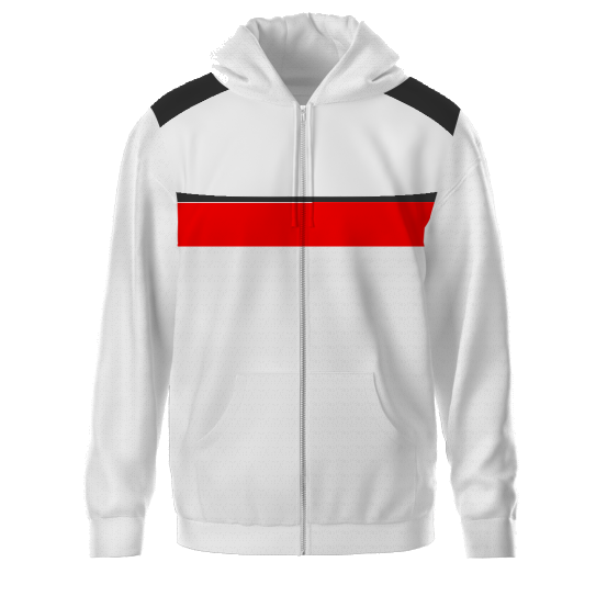 Motorsport teamwear sublimated zip hoodie design 7