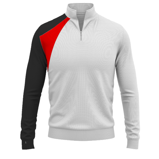 Motorsport teamwear sublimated zip neck jumper design 3