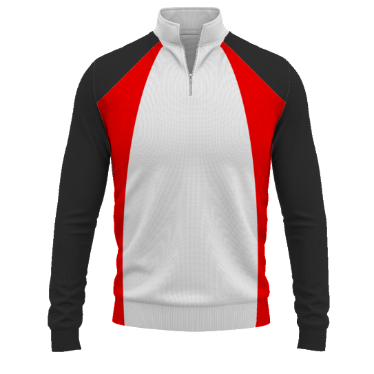 Motorsport teamwear sublimated zip neck jumper design 4