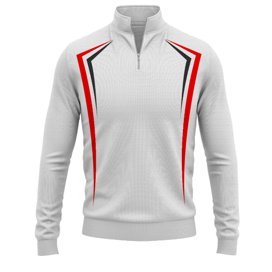 Motorsport teamwear sublimated zip neck jumper design 5