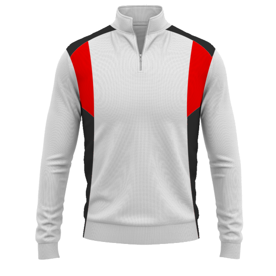 Motorsport teamwear sublimated zip neck jumper design 6