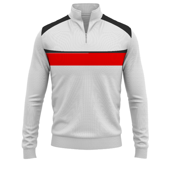 Motorsport teamwear sublimated zip neck jumper design 7