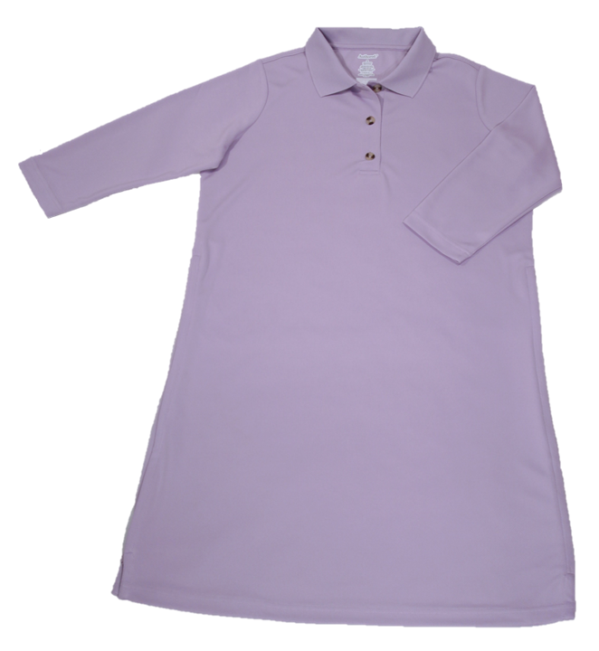 The Perfected Polo Dress in lilac, navy, or black Performance Poly ...