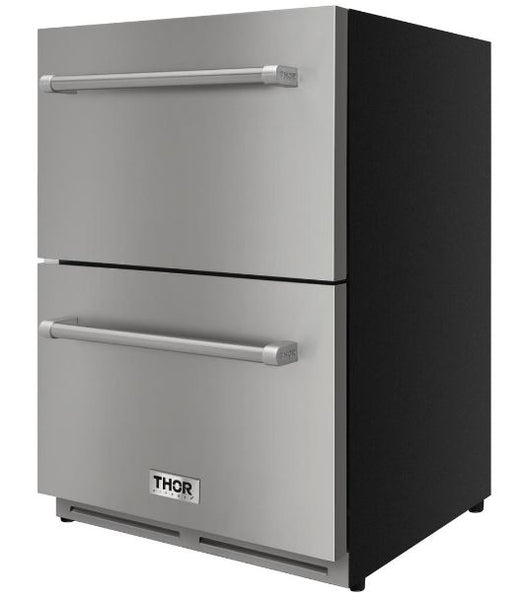 Thor Kitchen 24" Stainless Undercounter Indoor/Outdoor Double Drawer