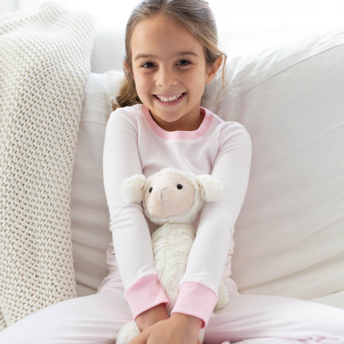 Little girl waiting for her bedtime story