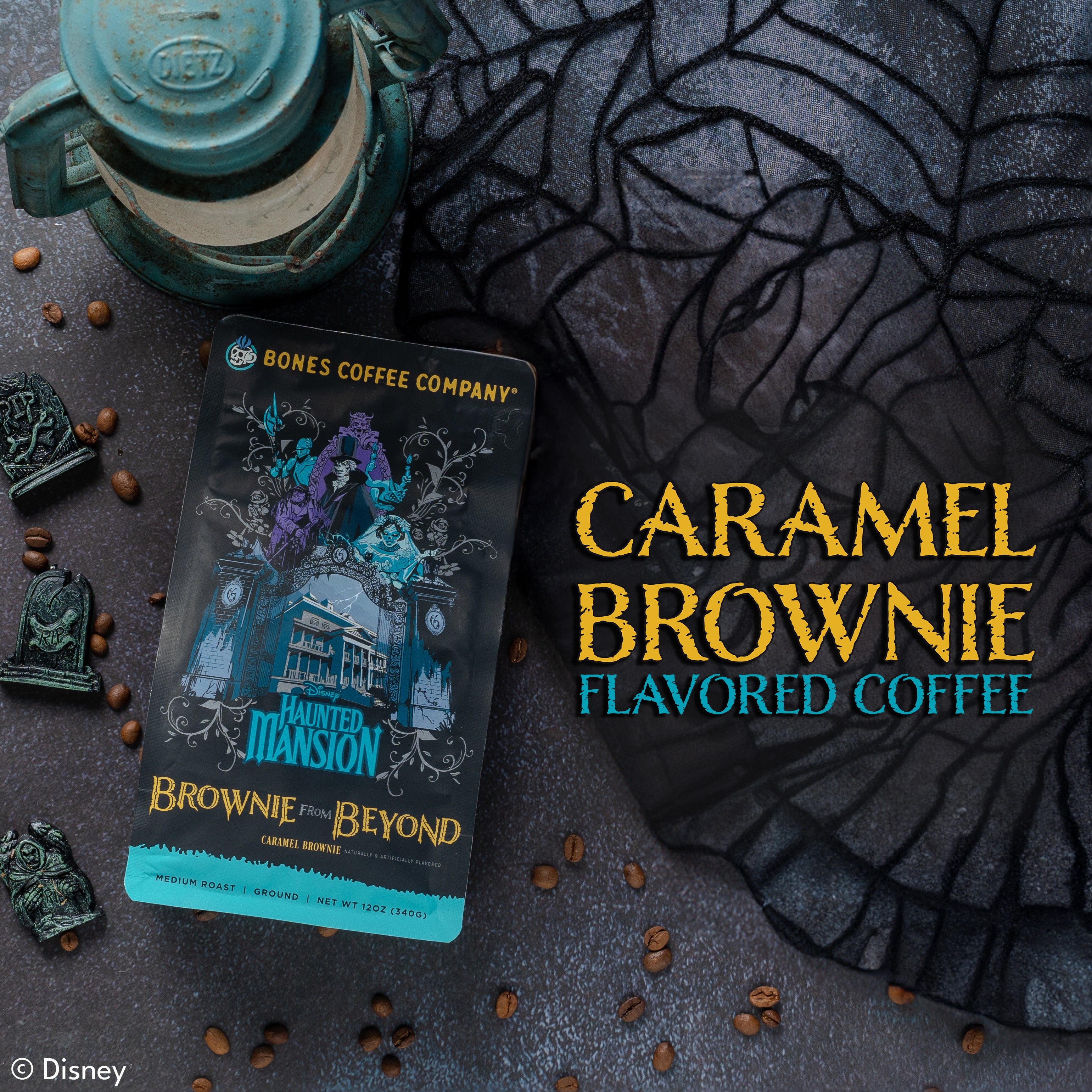 Brownie from Beyond Bundle | Caramel, Brownie Flavored Coffee Bundle | Ground | Bones Coffee