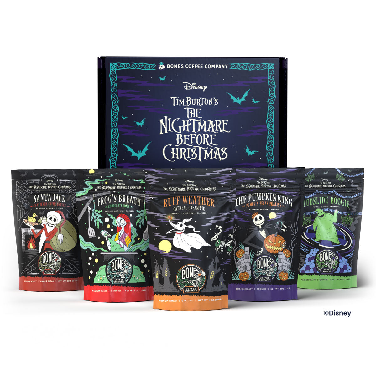 Disney Tim Burton's The Nightmare Before Christmas Collector's Box – Bones  Coffee Company