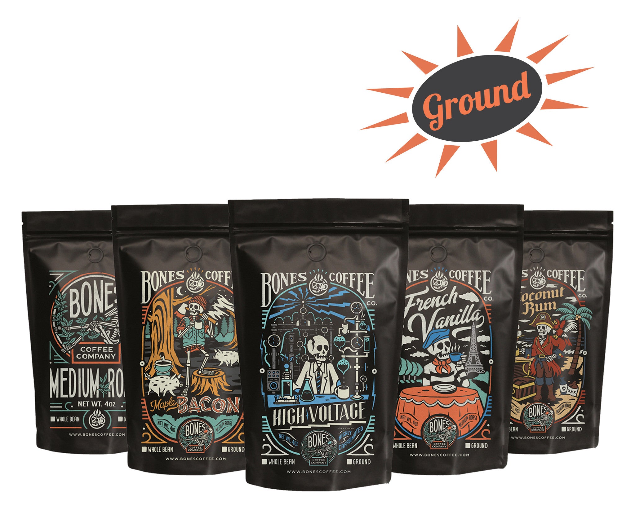 Whole Bean Coffee Variety Pack