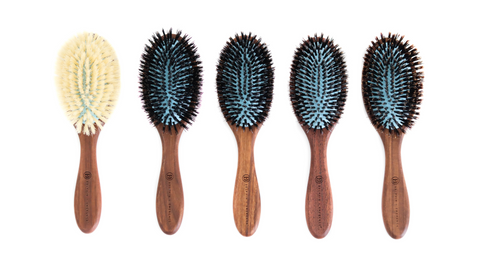 natural boar bristle hairbrush