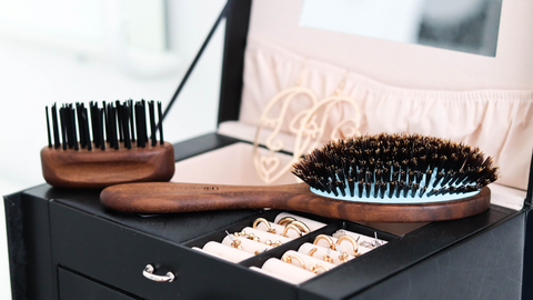 natural boar bristle hairbrush