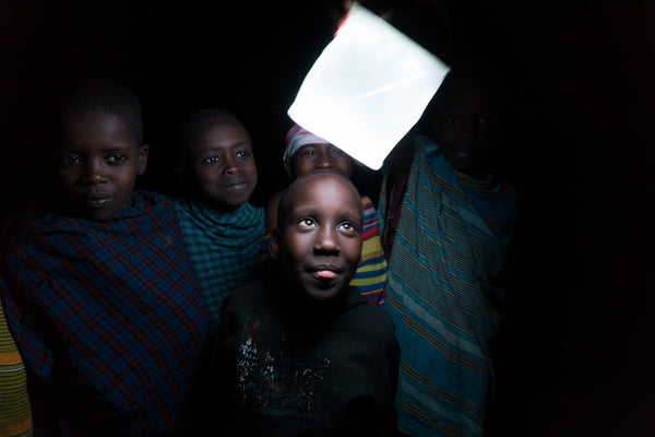 Students for Africa distribute LuminAID lights in Tanzania