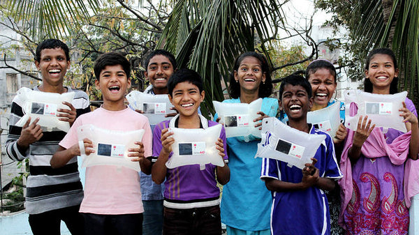 Responsible Charity LuminAID kids