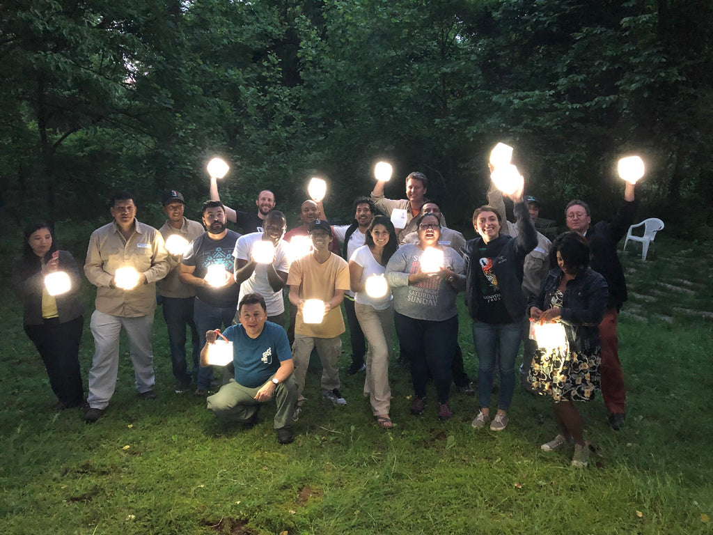 Rainforest Trust Guardians with LuminAID Lights