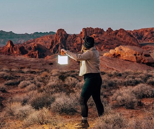 Person holds lantern Source: Amanda Meeks