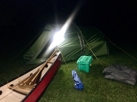 LuminAID ShelterBox Rotary camp