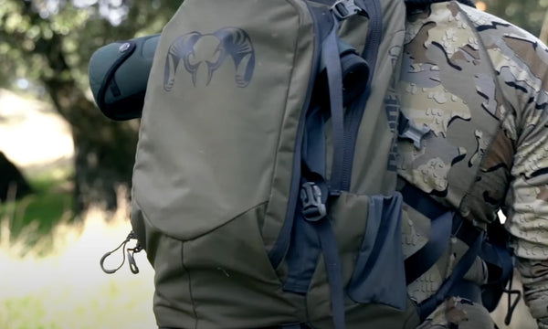 Individual with hunting backpack. Source: KUIU