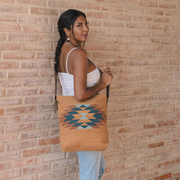 MZ Made Turquoise + Ruby Shoulder Bag