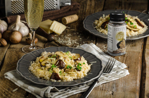 Risotto with truffle zest