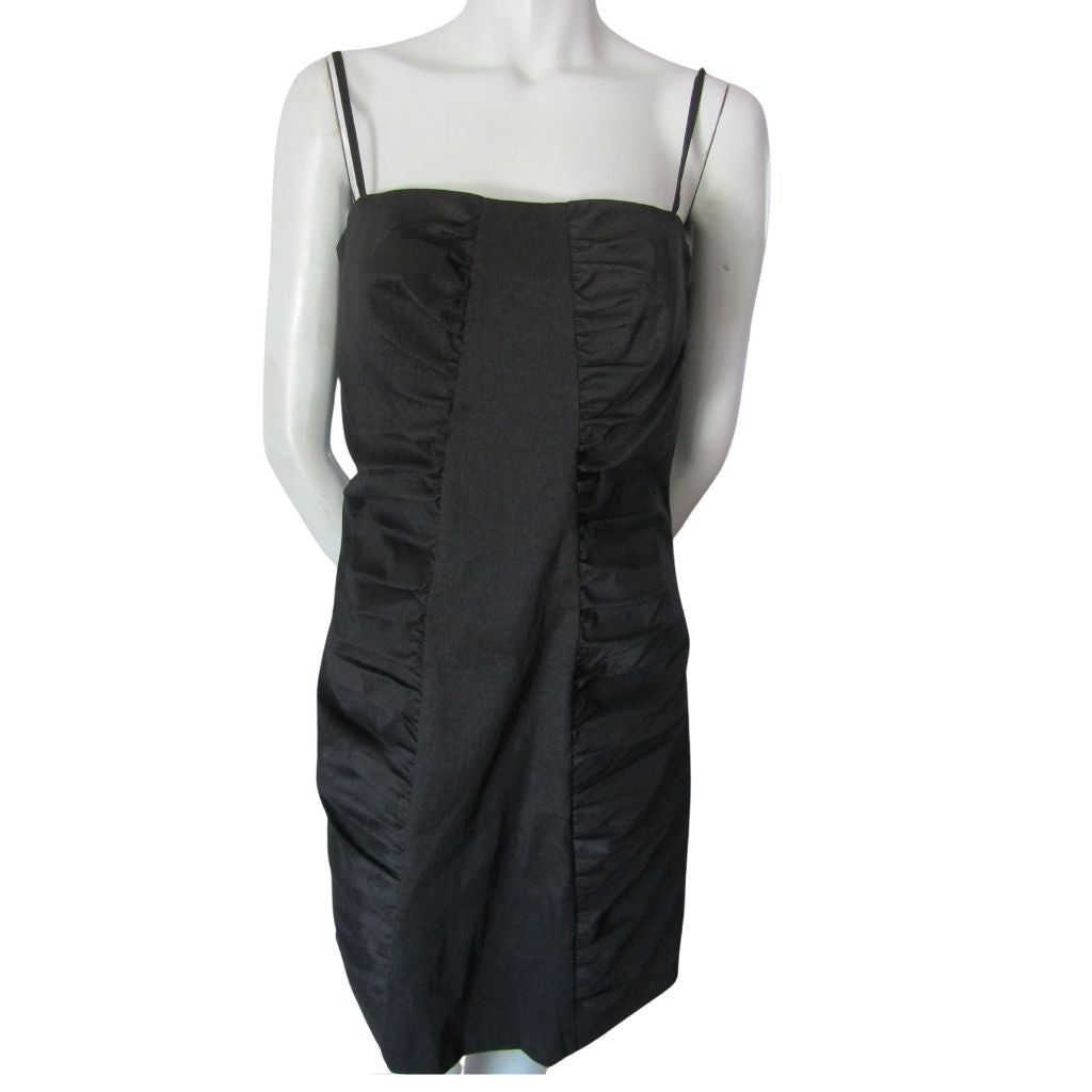 calvin klein ruched dress